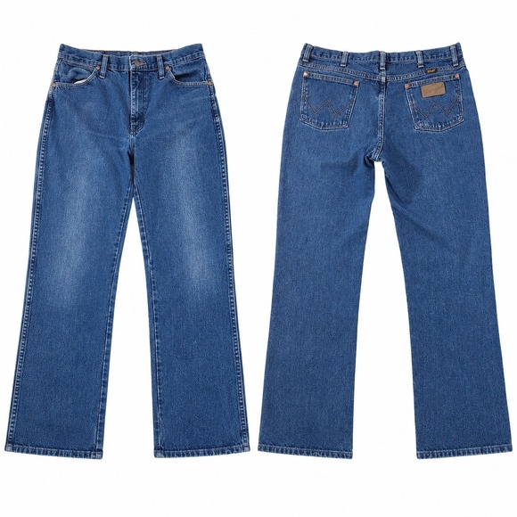 Wrangler Other - Vintage Wrangler‎ 936PWD Cowboy Cut Jeans Mens 35x30 Blue Western